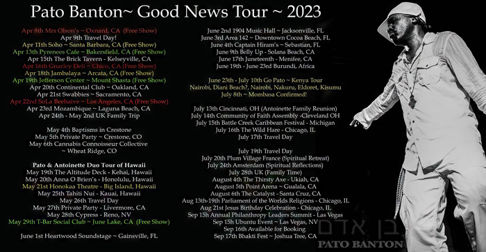 Spreading the Good News Tour - Pato Banton