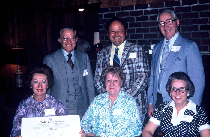 Meredith Sprunger, John Hales, Bill Hales, Ticky Harries, Mary Lou Hales, Irene Sprunger