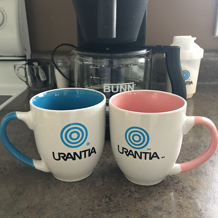 Urantia logo mugs