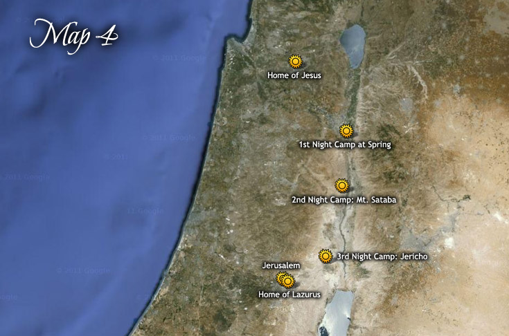 In Jesus' Steps, Map 4