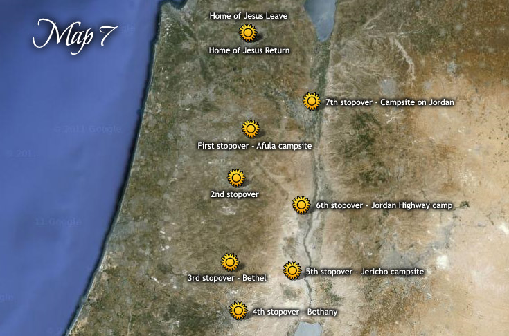In Jesus' Steps, Map 7