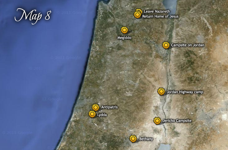 In Jesus' Steps, Map 8