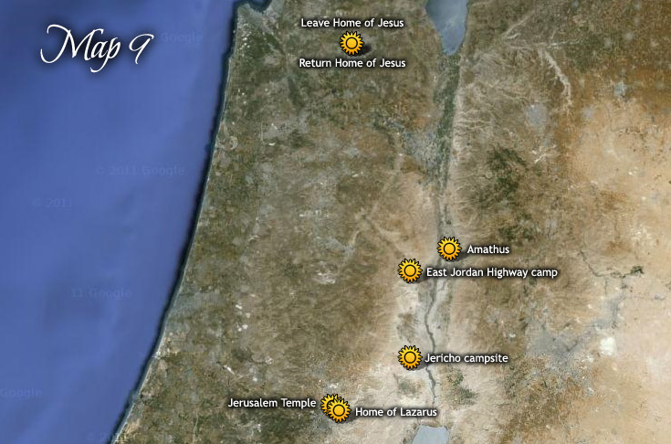In Jesus' Steps, Map 9