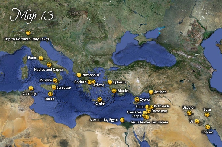 In Jesus' Steps, Map 13