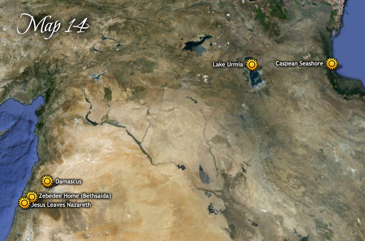 In Jesus' Steps, Map 14