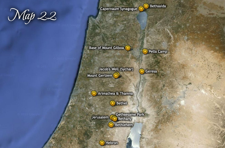 In Jesus' Steps, Map 22