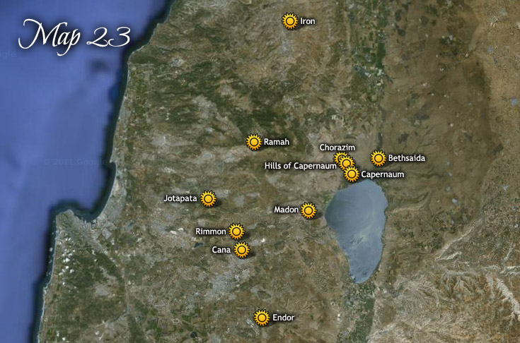 In Jesus' Steps, Map 23