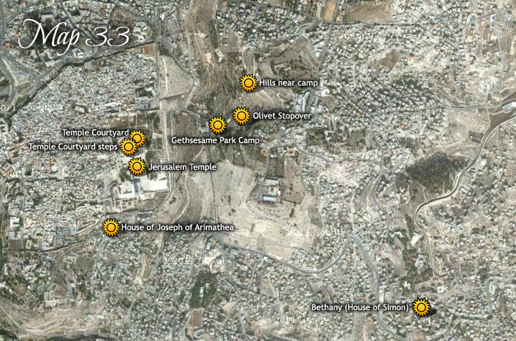 In Jesus' Steps, Map 33