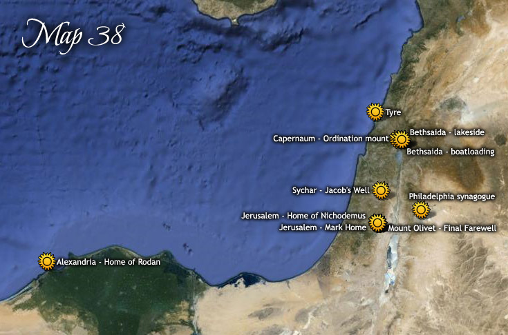 In Jesus' Steps, Map 38