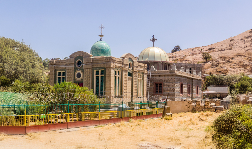 Chapel of the Tablet at the Church of Our Lady Mary of Zion in Axum, Ethiopia