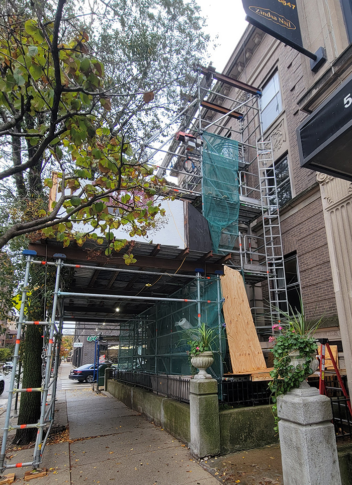 Construction at 533 West Diversey Parkway