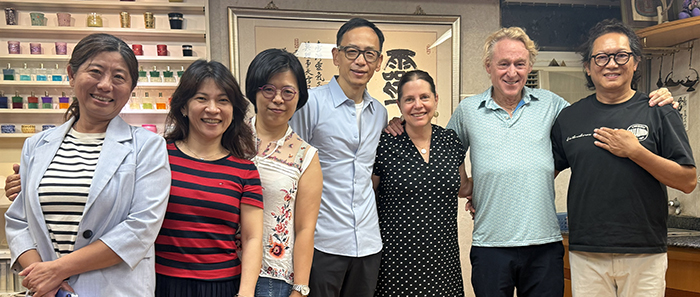 Tamara Strumfeld and Mo Siegel in Taiwan