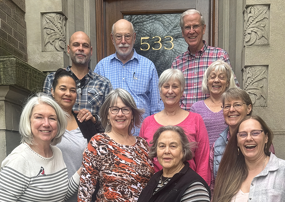 Back: Francisco Martinez, Bruce Manheim, Gard Jameson Middle: Maria Telemont, Angela Sword, Sharri Gaines, Susan Flack, Kathryn Olsen Front: Lisa Crawford, Linda McEntyre, Allison Zopel