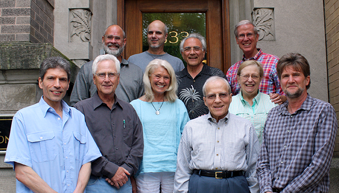 Dick Reim, David Neufer, Phil Calabrese, Gard Jameson, Nigel Nunn, Bruce Johnson, Marta Elders, Ralph Zehr, Marjorie Ray, Neal Kendall