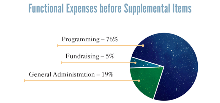 2018 Functional Expenses before Supplemental Items