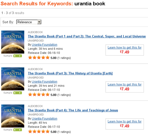 The Urantia Book on Audible.com