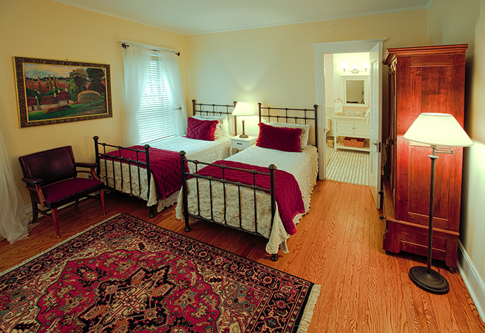 Renovated second-floor bedroom