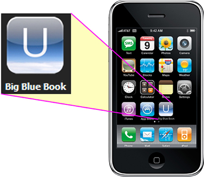 Big Blue Book iPhone