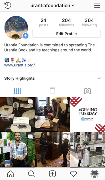 Instagram Urantia Foundation