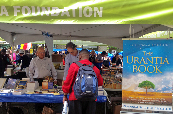 John Hales and Daniel Glazer at the Printers Row Book Fair, Chicago