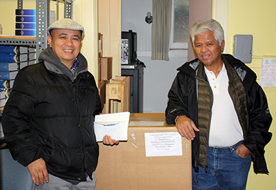 Nestor Nano y Eugene Asidao