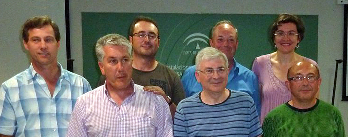Nouveaux et anciens membres du conseil d’administration national espagnol