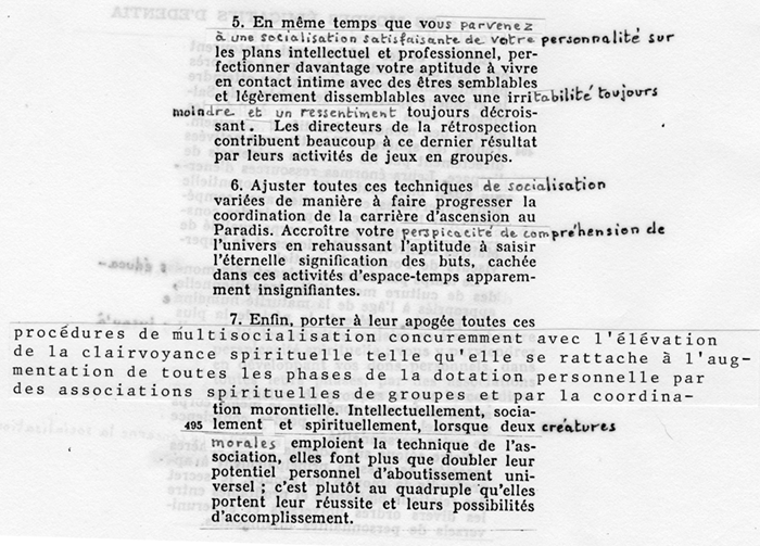 Sample of corrections in the 1978 French revision