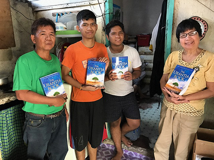 Belen Asidao with Urantia Book readers in the Phillipines