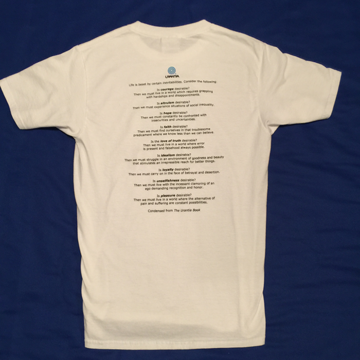 Urantia inevitabilities t-shirt Urantia inevitabilities t-shirt