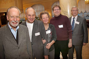 Urs Ruchti (the translator) Werner Sutter, Irmeli Ivalo-Sjölie, Christian Ruch, Seppo Kanerva (from Finland)