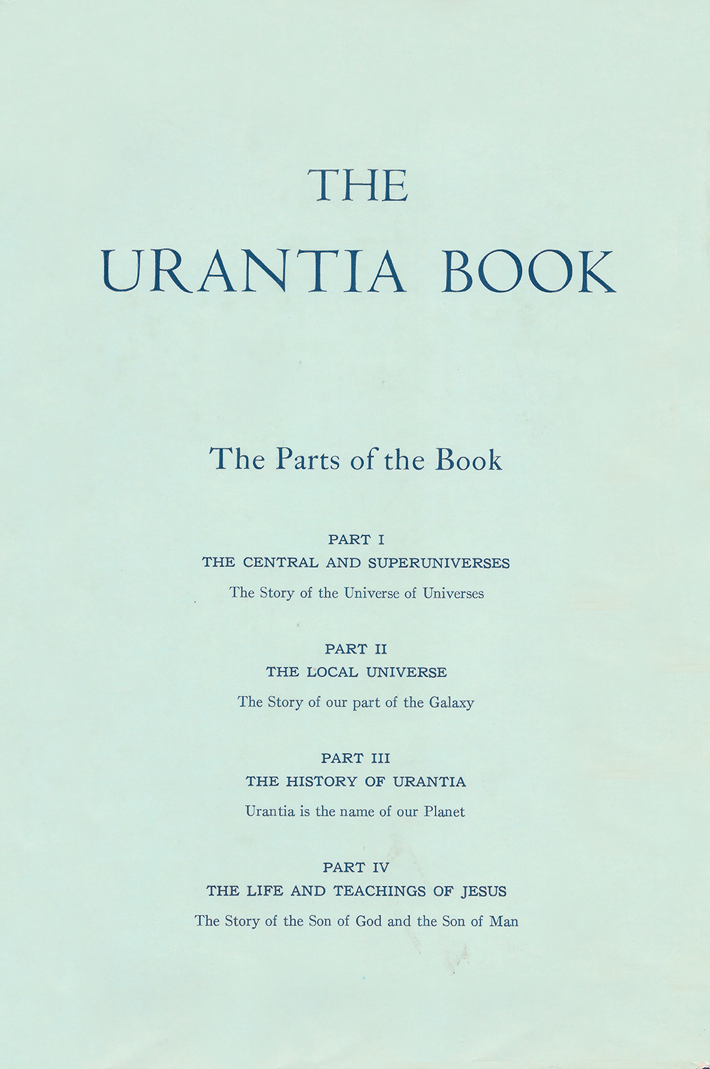 2002 The Urantia Book - Replica of 1955 edition