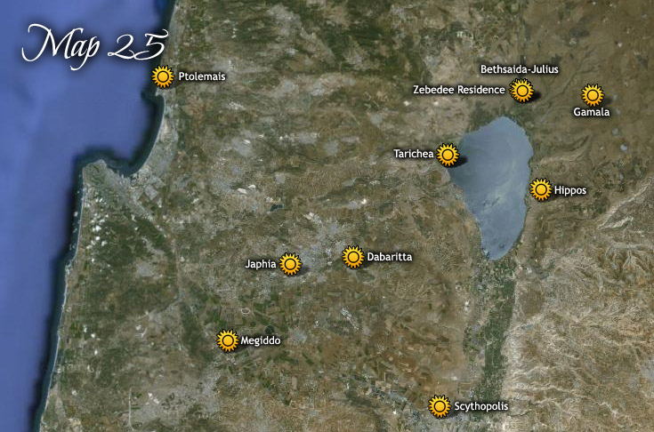 Las instalaciones de Zebedeo y la segunda gira de Galilea