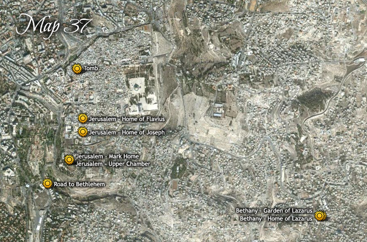 Apariciones morontiales de Jesús en Jerusalén