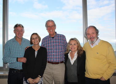Urantia Foundation Board October 2019. Mo Siegel, Marilynn Kulieke, Gard Jameson, Judy Van Cleave, Georges Michelson-Dupont