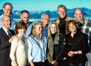 2004 Urantia Foundation Board: BACK Gard Jameson, René Hagenaars, Seppo Kanerva, Mo Siegel, Jorgan Andrews FRONT Richard Keeler, Jane Ploetz, Marta Elders, Nancy Shaffer, Sue Tennant