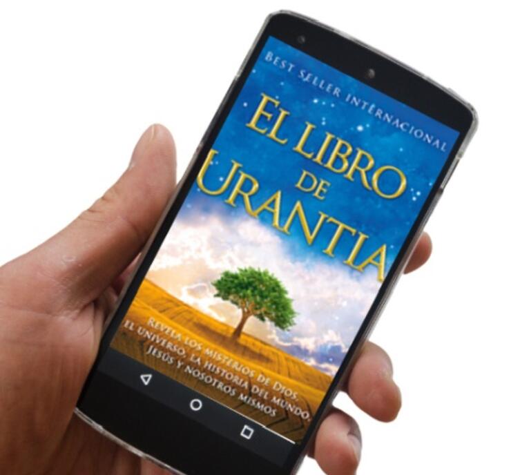 Un mano con El libro de Urantia